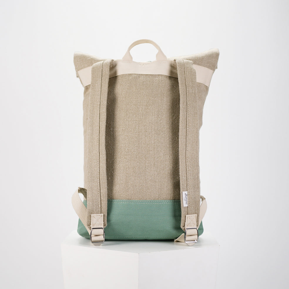 NEU Hampley One 96. Rolltop-Rucksack aus 96% nachwachsenden Rohstoffen.