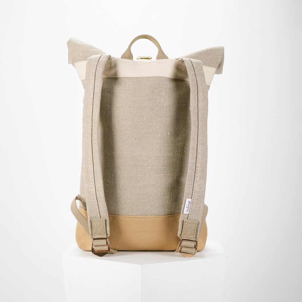 NEU Hampley One 96. Rolltop-Rucksack aus 96% nachwachsenden Rohstoffen.